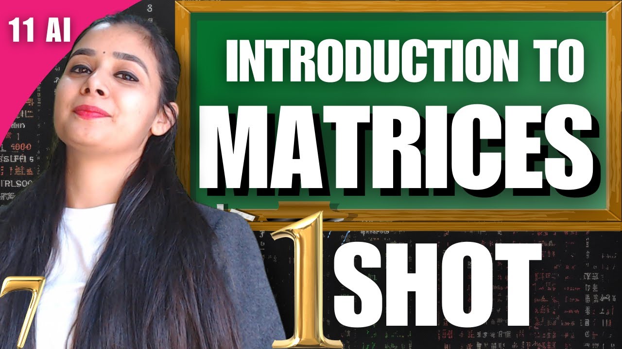 🧮 Introduction to Matrices – Basics & Operations | Class 11 AI (CBSE Code 843)