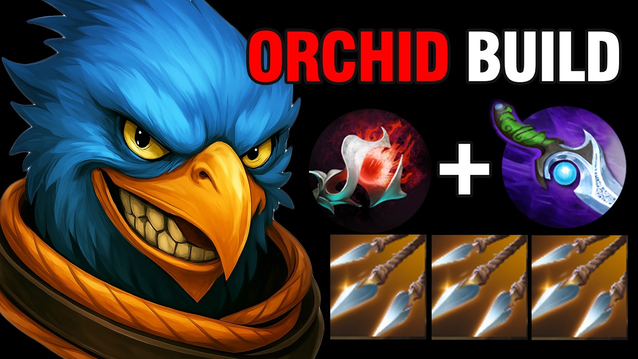 Kez MID with Orchid Malevolence – Strong Mid Build | Dota 2 Patch 7.40c