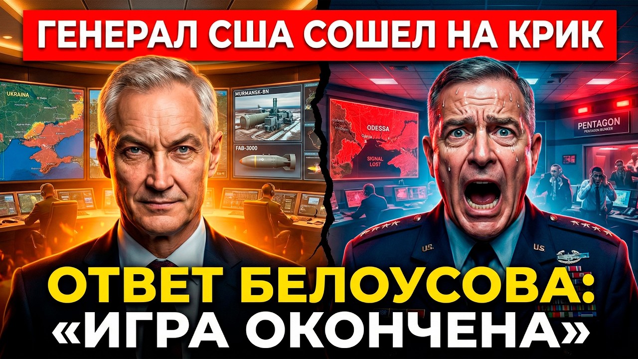 БЕЛОУСОВ ЗАТКНУЛ ПЕНТАГОН! Великий прорыв на Одессу и коридор к Приднестровью