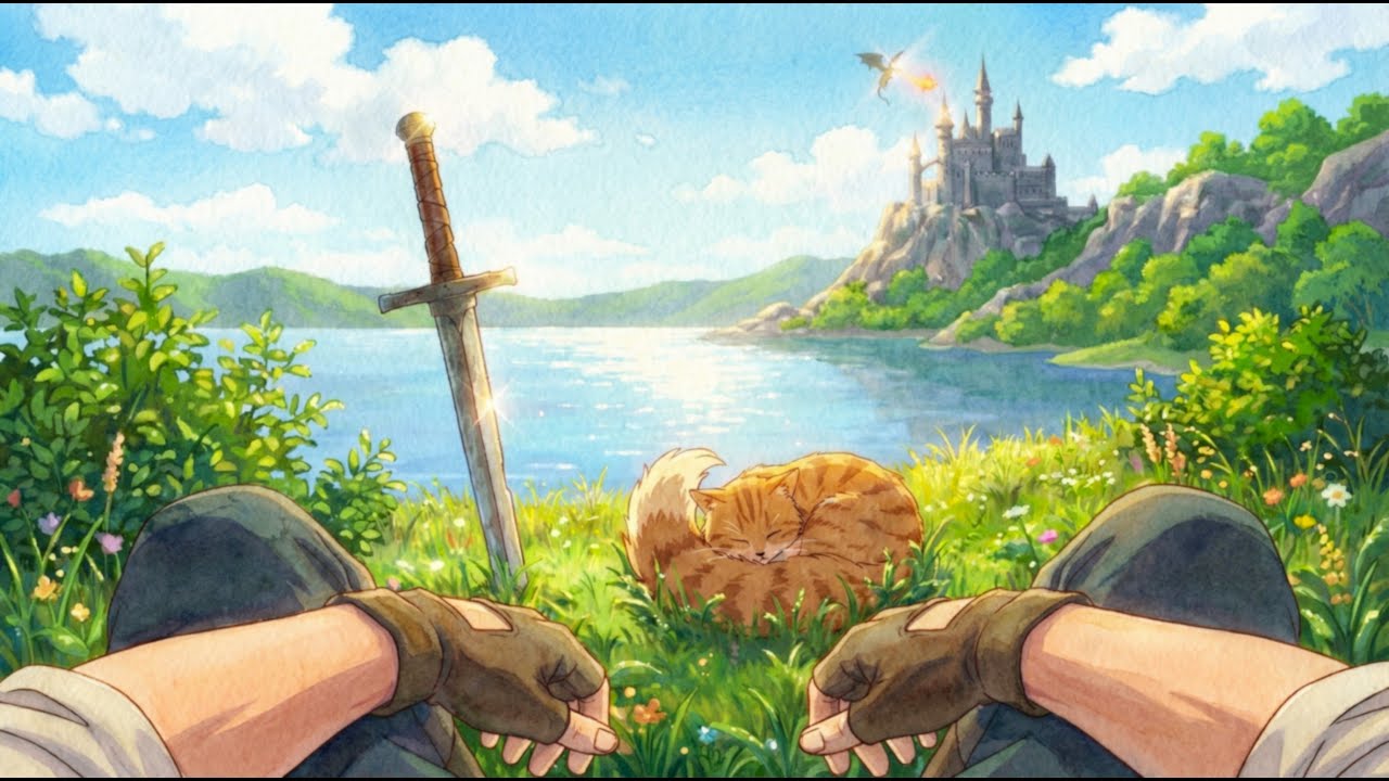 Day in the Life of an Anime Character | Cozy Anime Slice of Life to Medieval Fantasy Ambience AMV