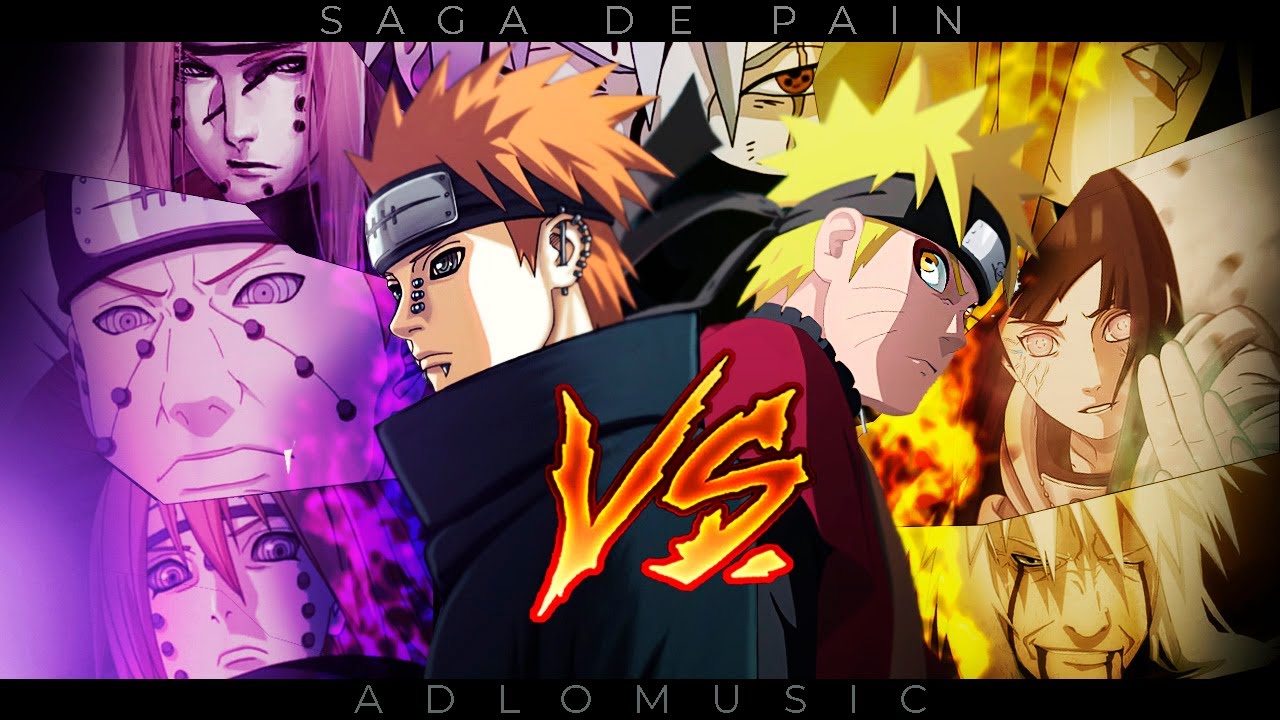 CRONOLOGÍA DE LA SAGA DE PAIN RAP | Naruto shippuden | AdloMusic