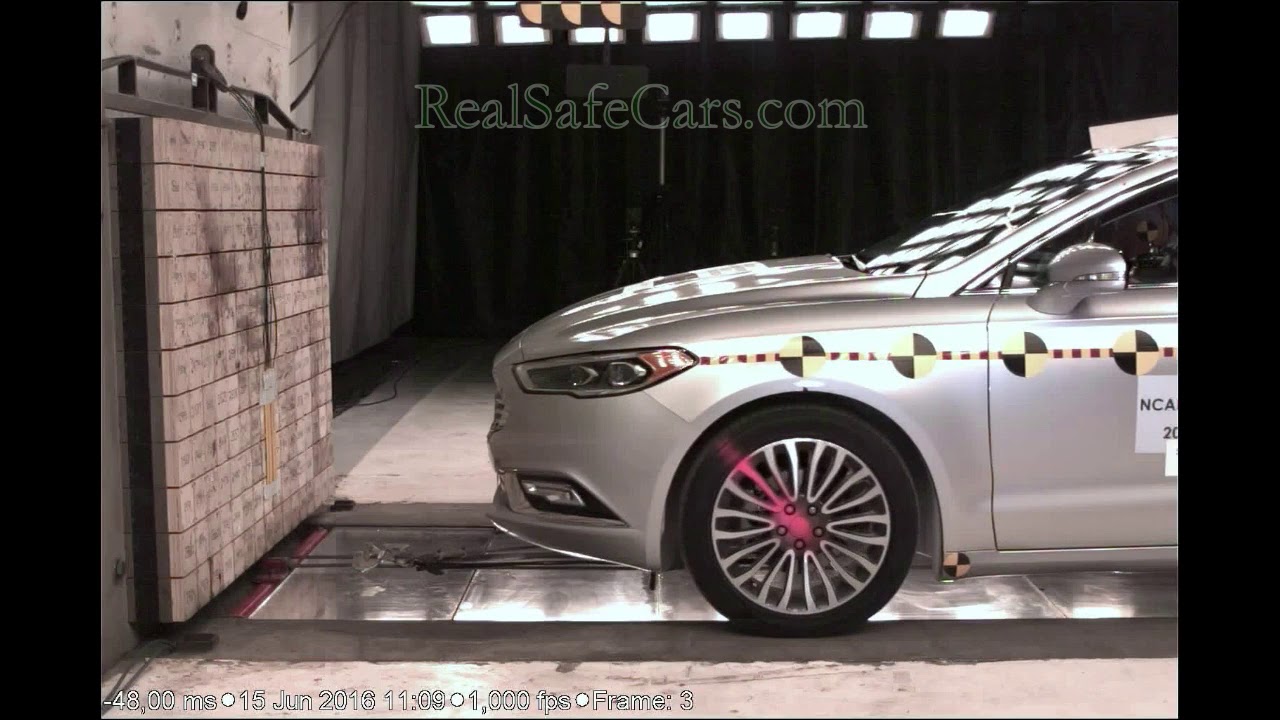 Ford Fusion (2017-2019) Crash Tests (Side-Pole, Front, Side)