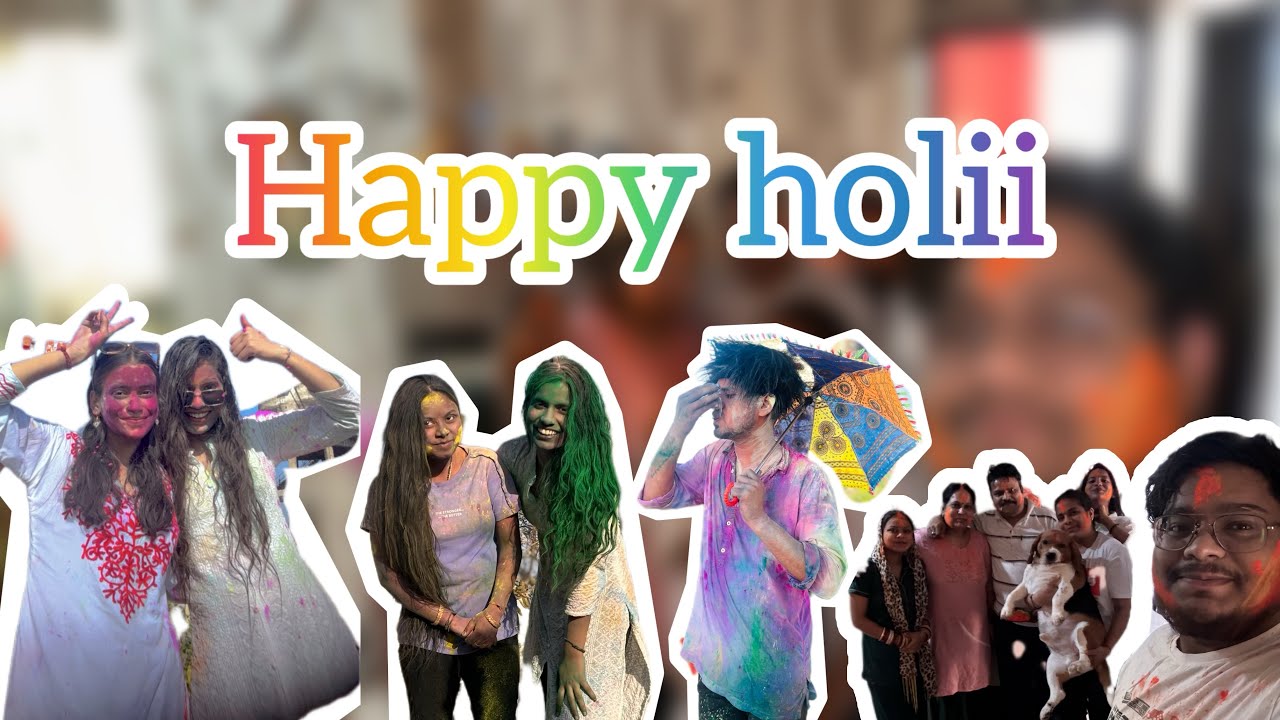 || Holi celebration with family|| (vlog-38)