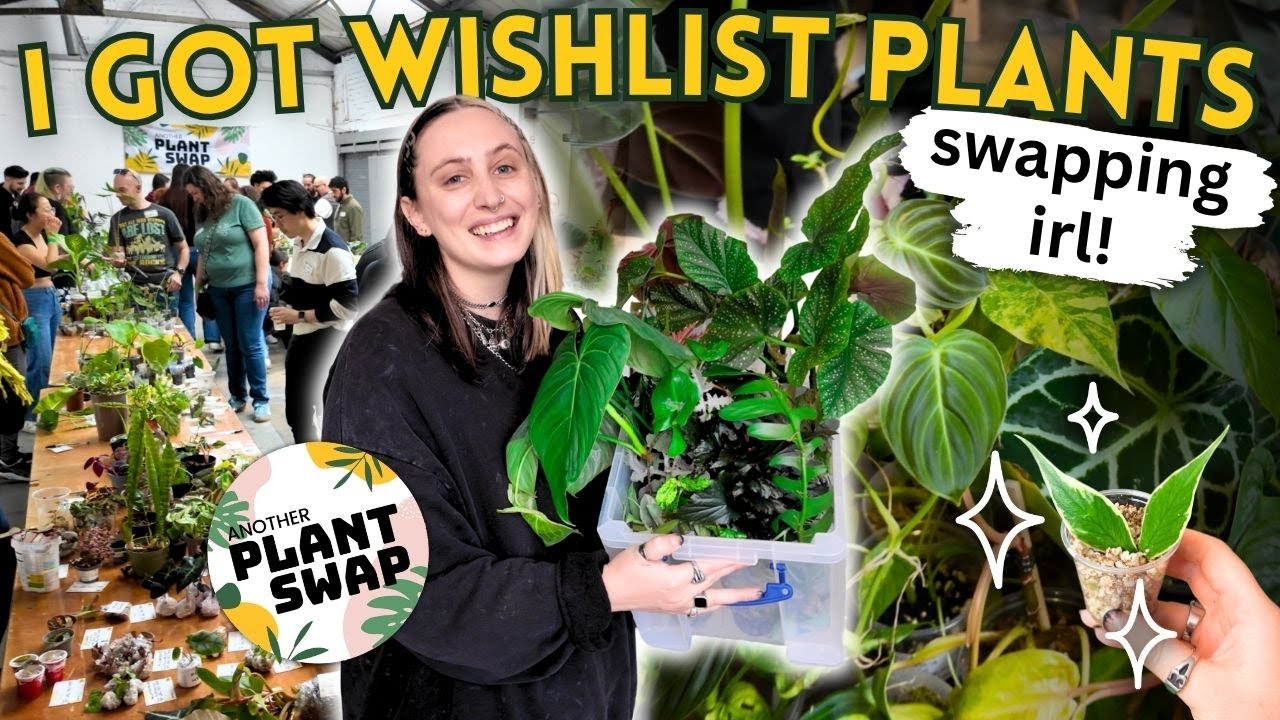 I Got My Wishlist Plants!! 🌿 Swapping IRL at Another Plant Swap