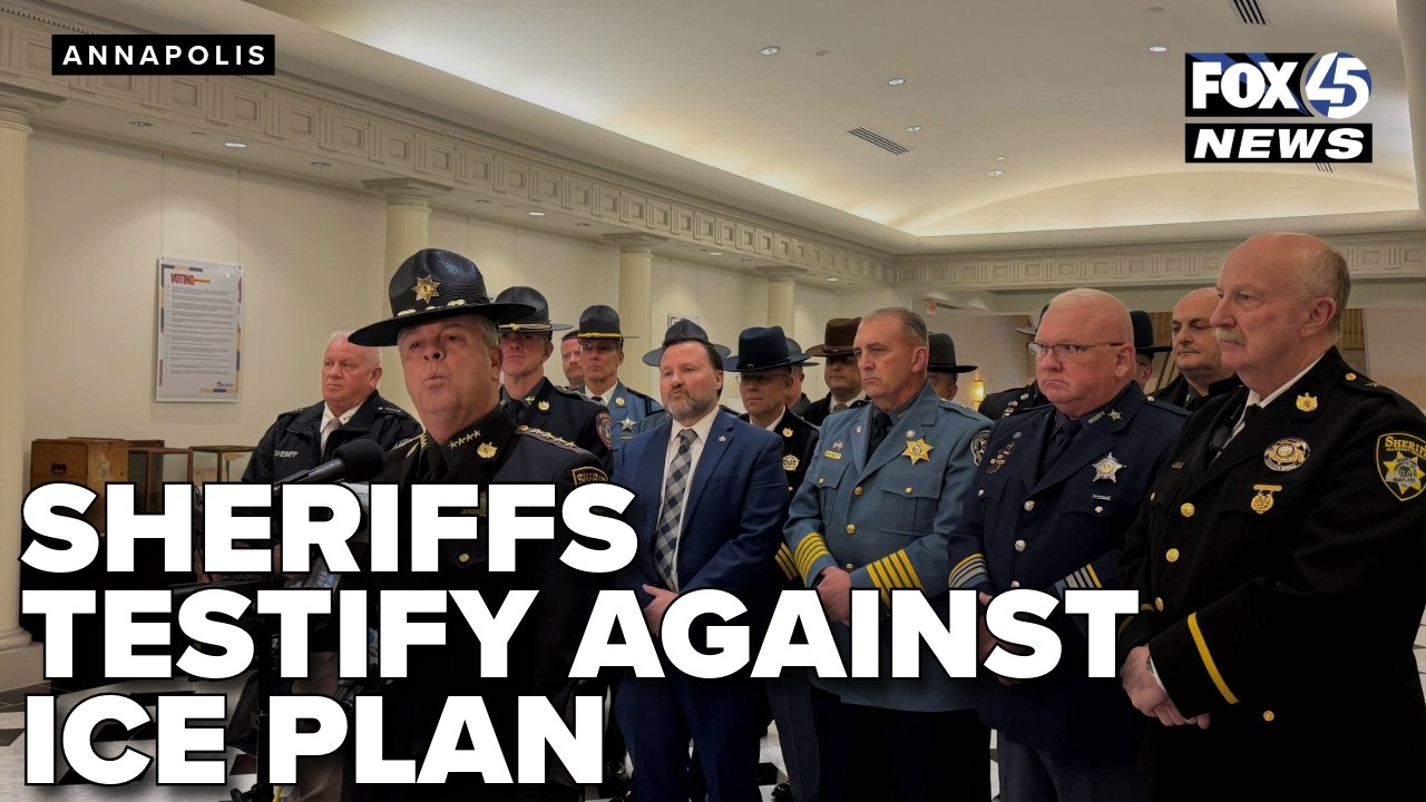 Sheriffs testify against plan to further limit ICE cooperation in Maryland
