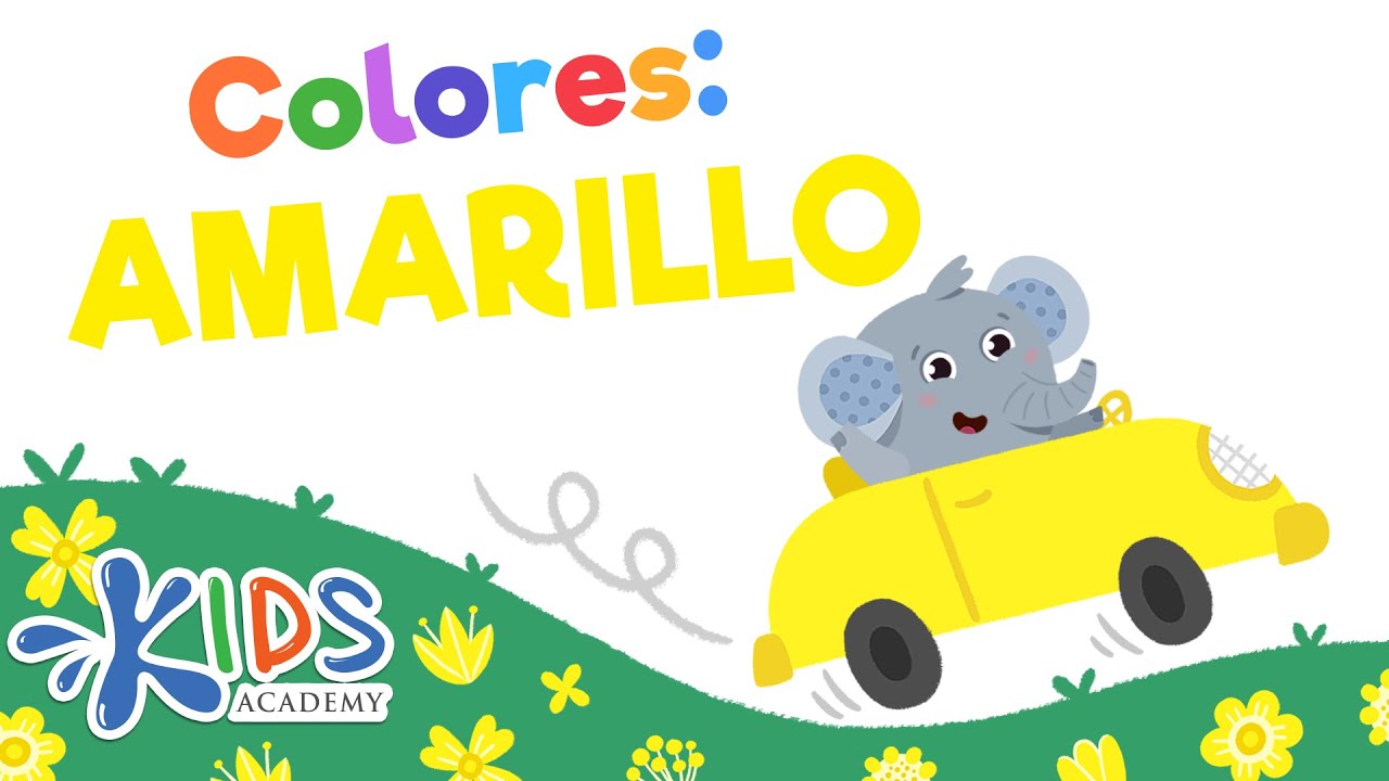 ¿Qué es el Color Amarillo? | Aprender Colores para Niños de Preescolar | Kids Academy Español
