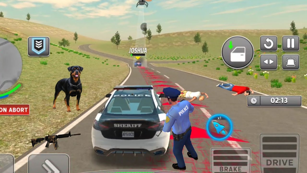 Non-Stop Police Car Chase 💥 | Android Gameplay | Crime Patrol Simulator