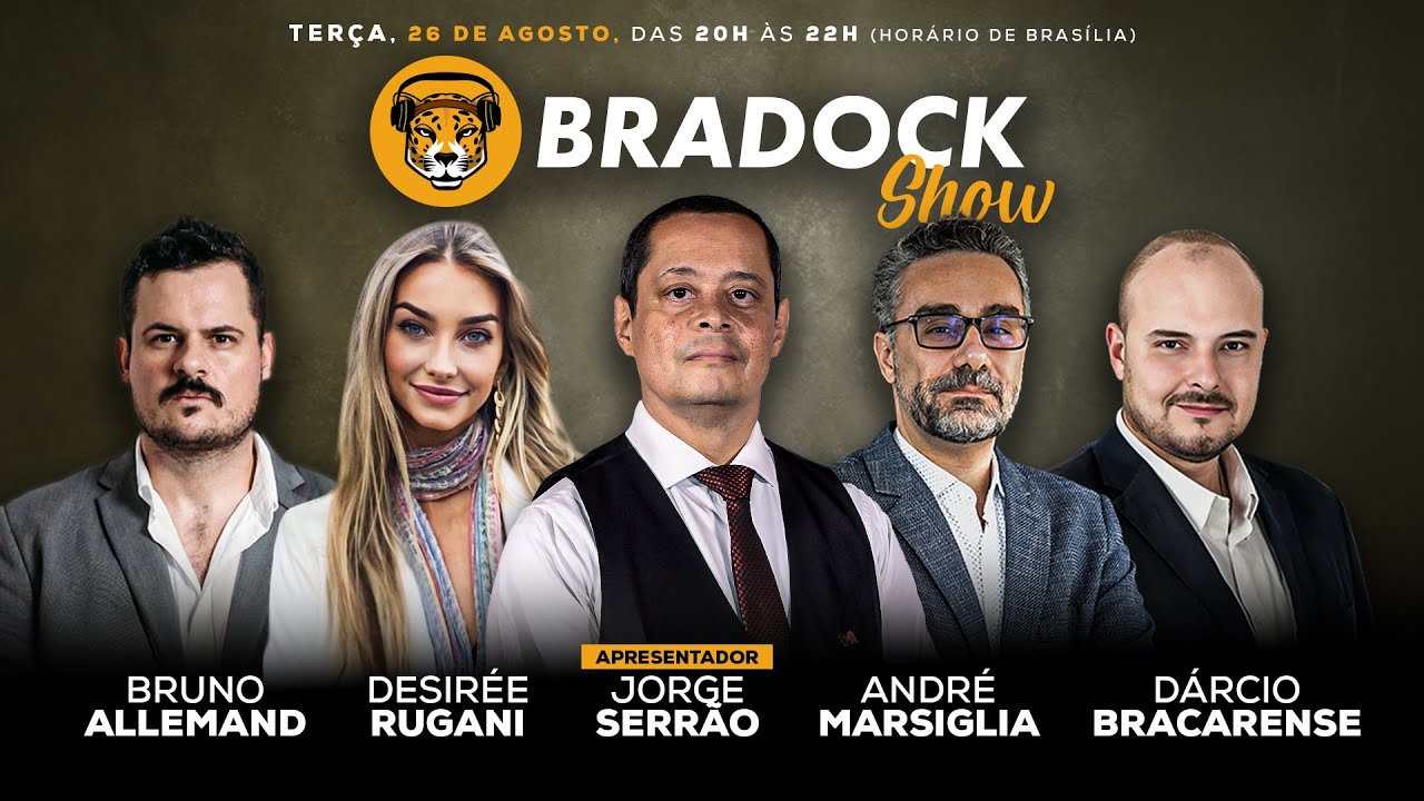 Bradock Show 26/08/25 -Serr&atilde;o, Andr&eacute; Marsiglia, D&aacute;rcio Bracarense, Bruno Allemand e Desire&eacute; Rugani