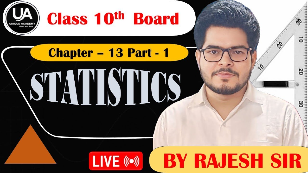 Class 10th Maths | Chapter 13 | Statistics Part-1 | by #rajeshsir