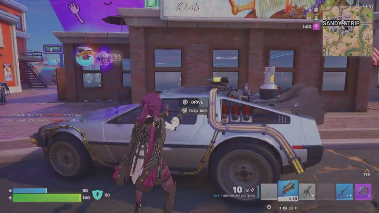 Fortnite Chapter 7 Season 1 Kafka skin Gameplay