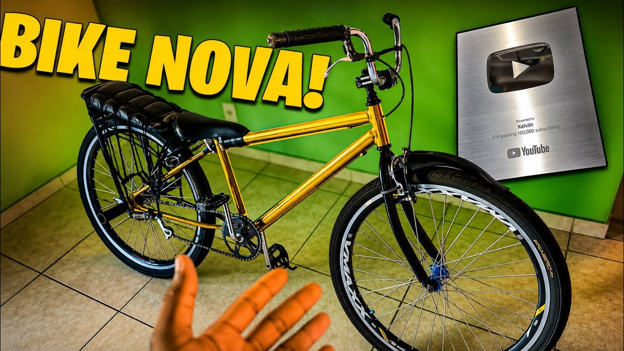 Bike Nova Montadinha ! veio com placa de 100k?🤔