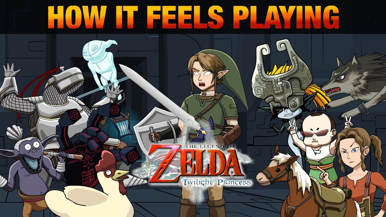 How it Feels Playing Zelda: Twilight Princess | Animated Parody