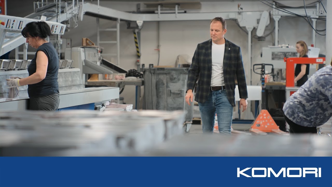 Why does Triangl Print count on Komori?
