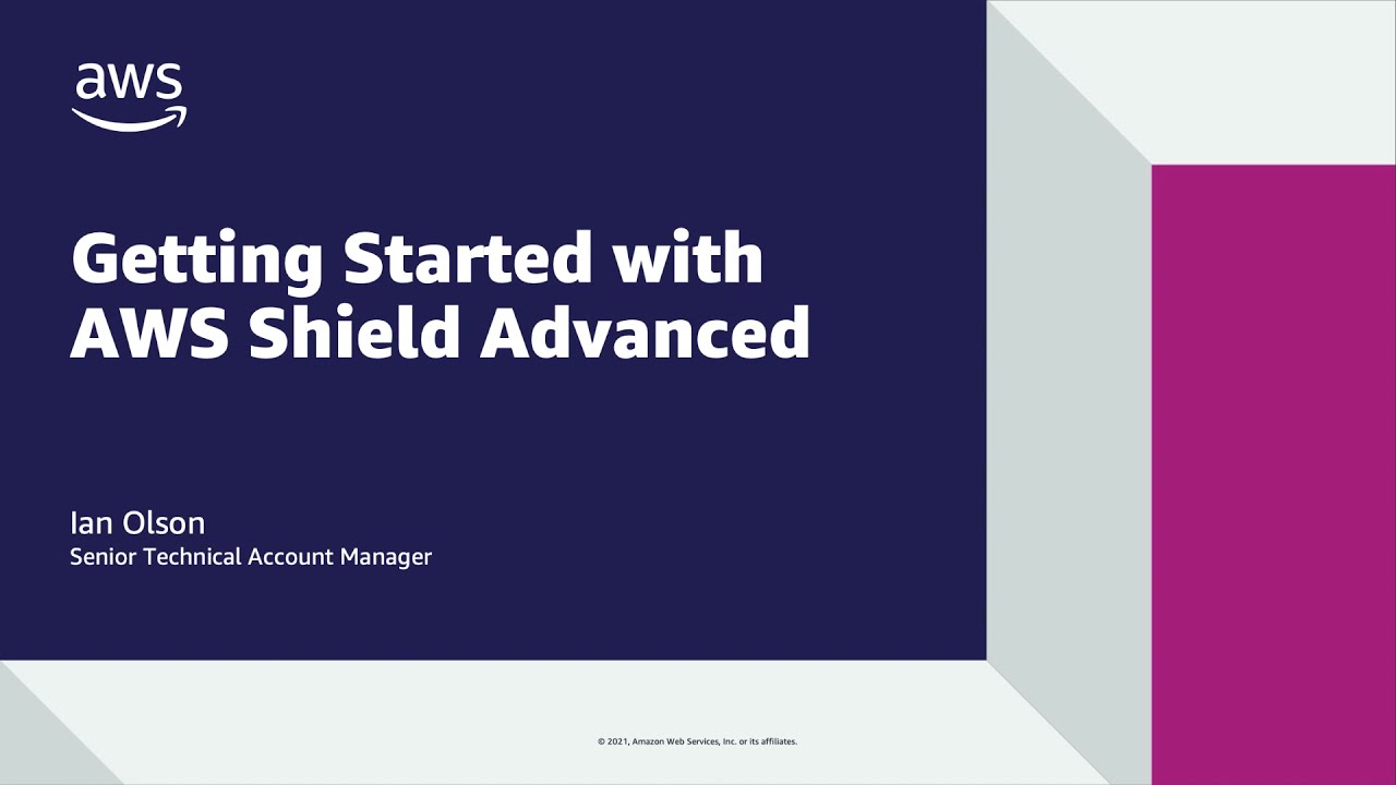 Getting started with AWS Shield Advanced | Amazon Web Services