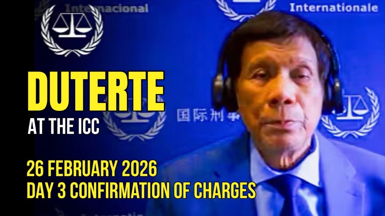 PRRD at the ICC | Day 03 Confirmation of Charges | 26 Feb 2026 4:55 PM PH Time