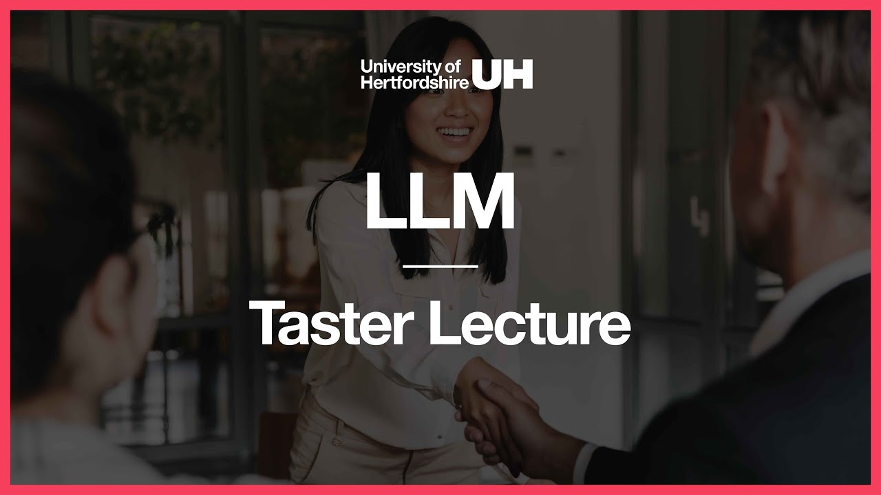 LLM Masters of Law- Taster Lecture - Medical Law and Ethics