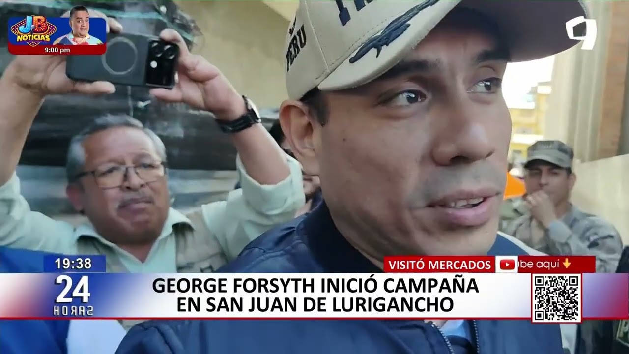 George Forsyth inici&oacute; campa&ntilde;a en San Juan de Lurigancho