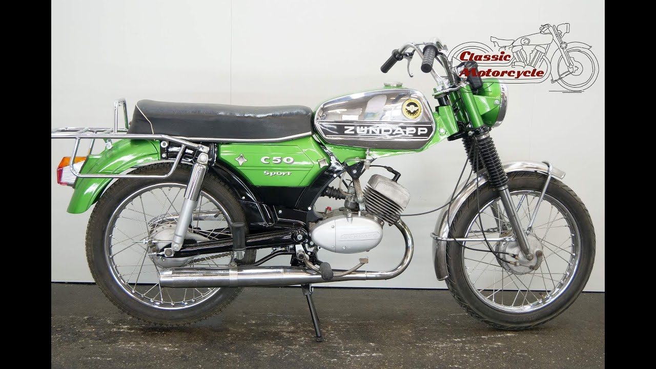 Z&uuml;ndapp C50 Sport 1976 50cc 1 cyl - starting up