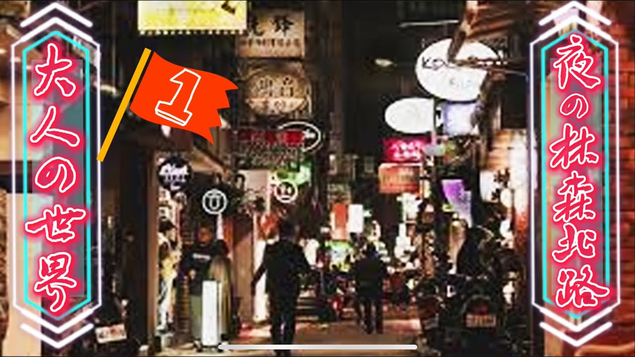 台湾大人の世界①：夜の#林森北路 ご案内！【林森北條通導覽！日式酒店、居酒屋、酒吧】華燈初上故事舞台#中日文字幕
