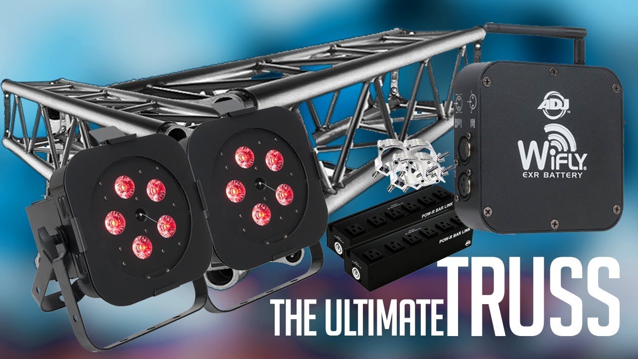 Mobile DJ Tips: How to permanently install Lighting w/ Wireless DMX & Power to your Truss