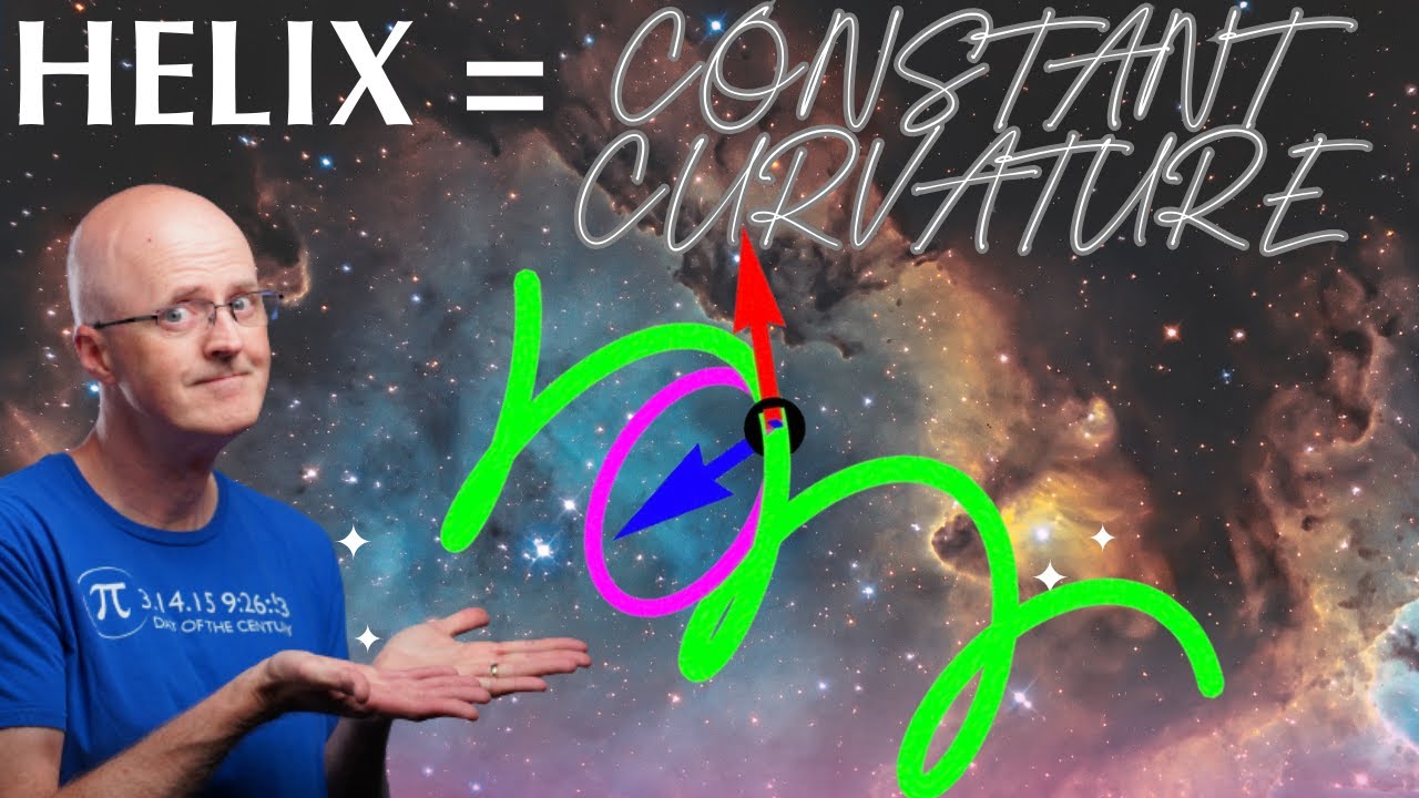 Multi Calc, Lec 13A: Curvature of a Helix is CONSTANT! (Use Wolfram Mathematica to Compute It)