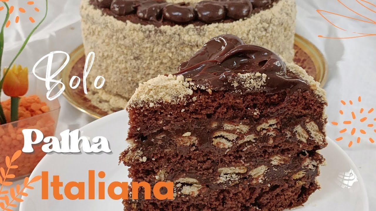BOLO PALHA ITALIANA / MASSA MACIA E ÚMIDA / FÁCIL DE FAZER / SIMPLESMENTE MARAVILHOSO!!!