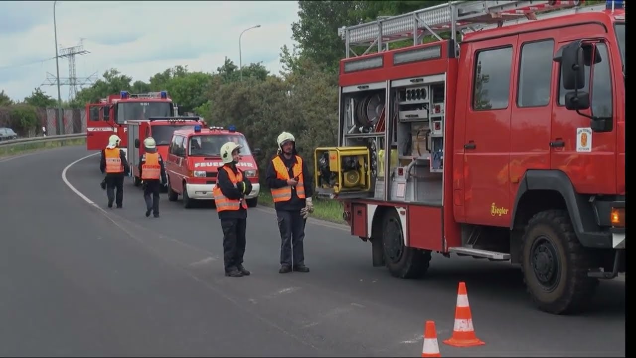 2011   Grossschadensübung der Feuerwehr Potsdam am 23.06.2011