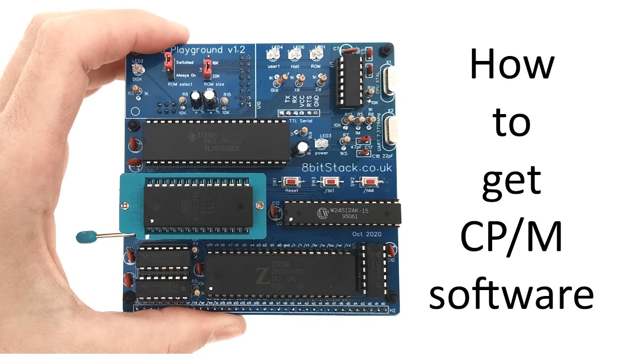 Downloading and using CP/M software on the Z80 Playground
