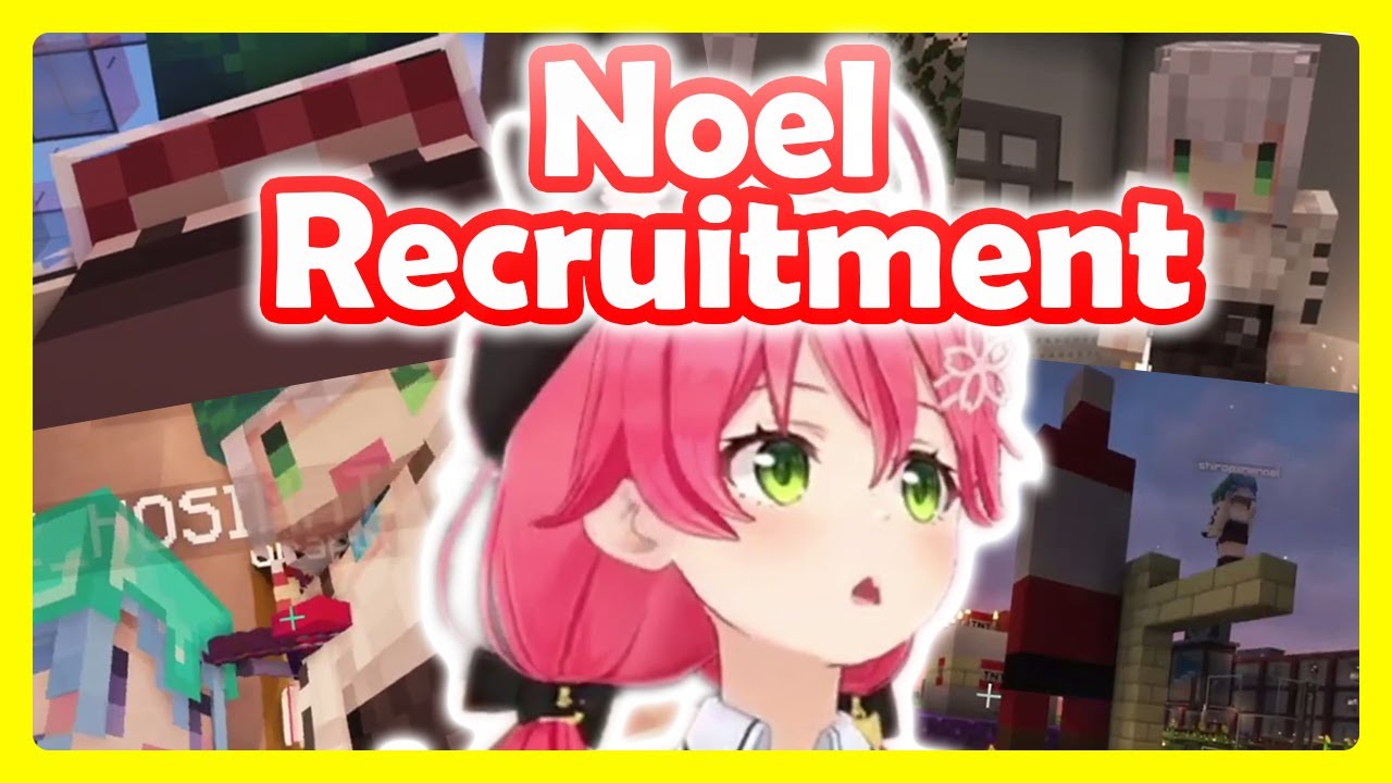 Miko Random Clips during Shiranui kensetsu Noel recruitment 【Hololive】