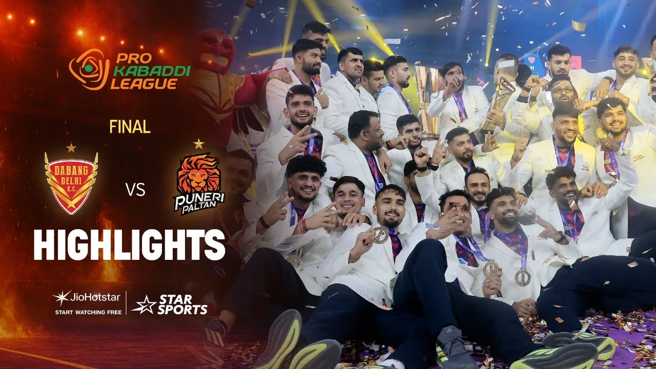Dabang Delhi K.C. Defeat Puneri Paltan to Clinch Their 2nd PKL Title! | HIGHLIGHTS
