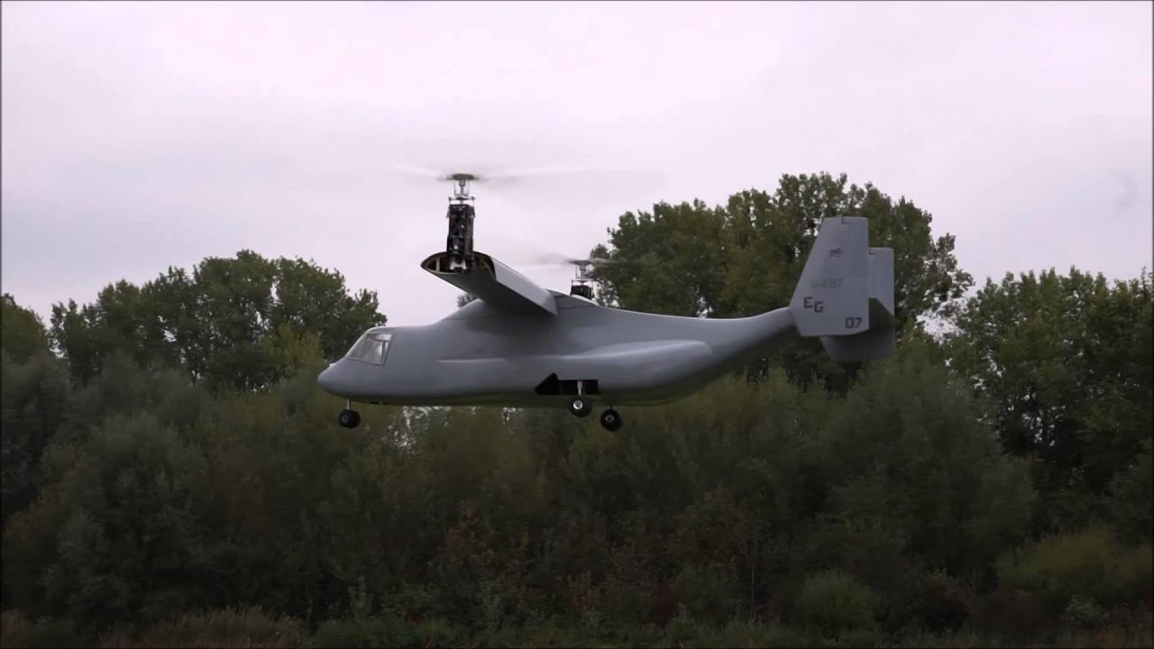 V-22 Osprey remote controlled V3 maiden flight