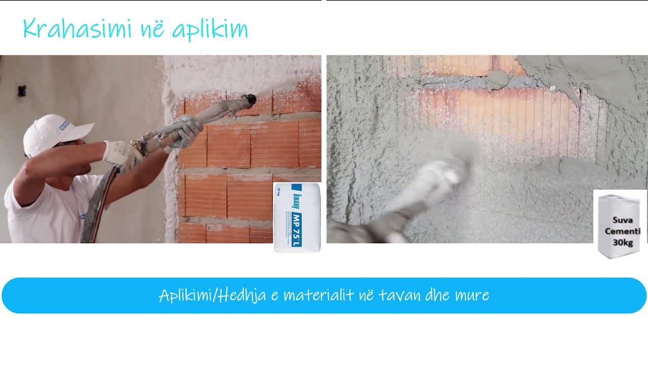 Knauf MP 75 L vs Suva Cimentoje