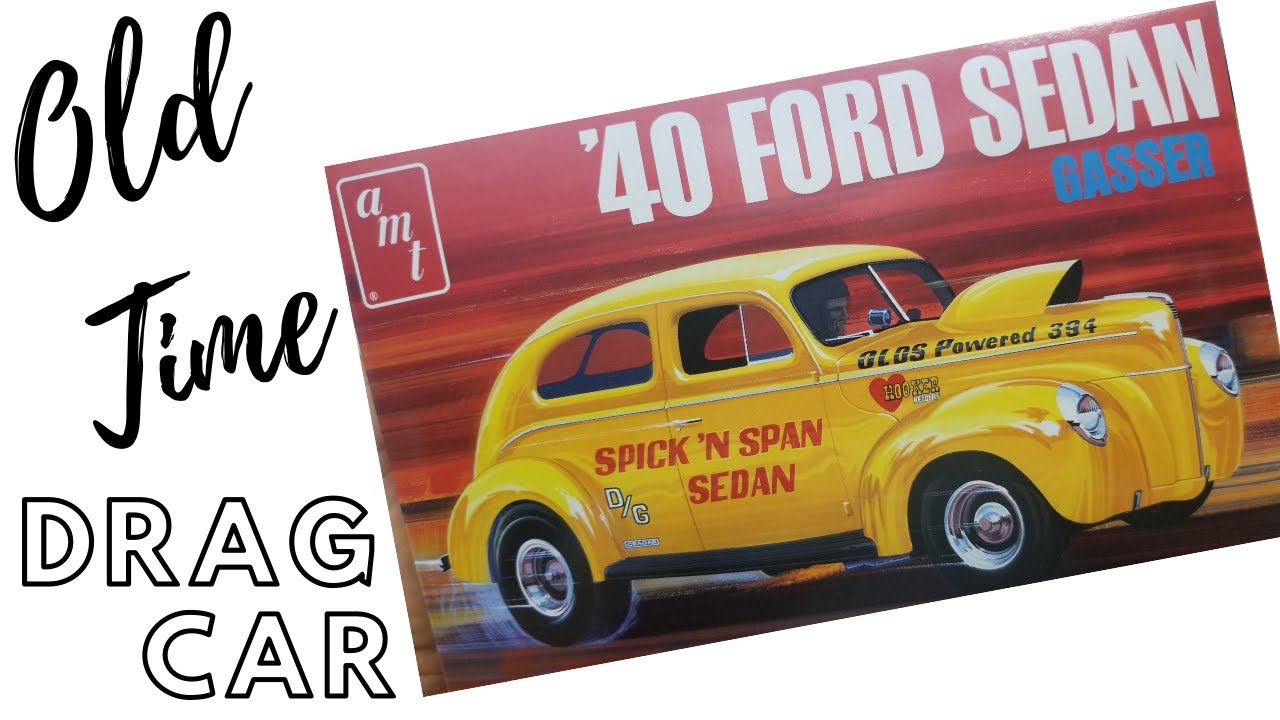 Ford Sedan Drag Car 1940 года от AMT PT:1