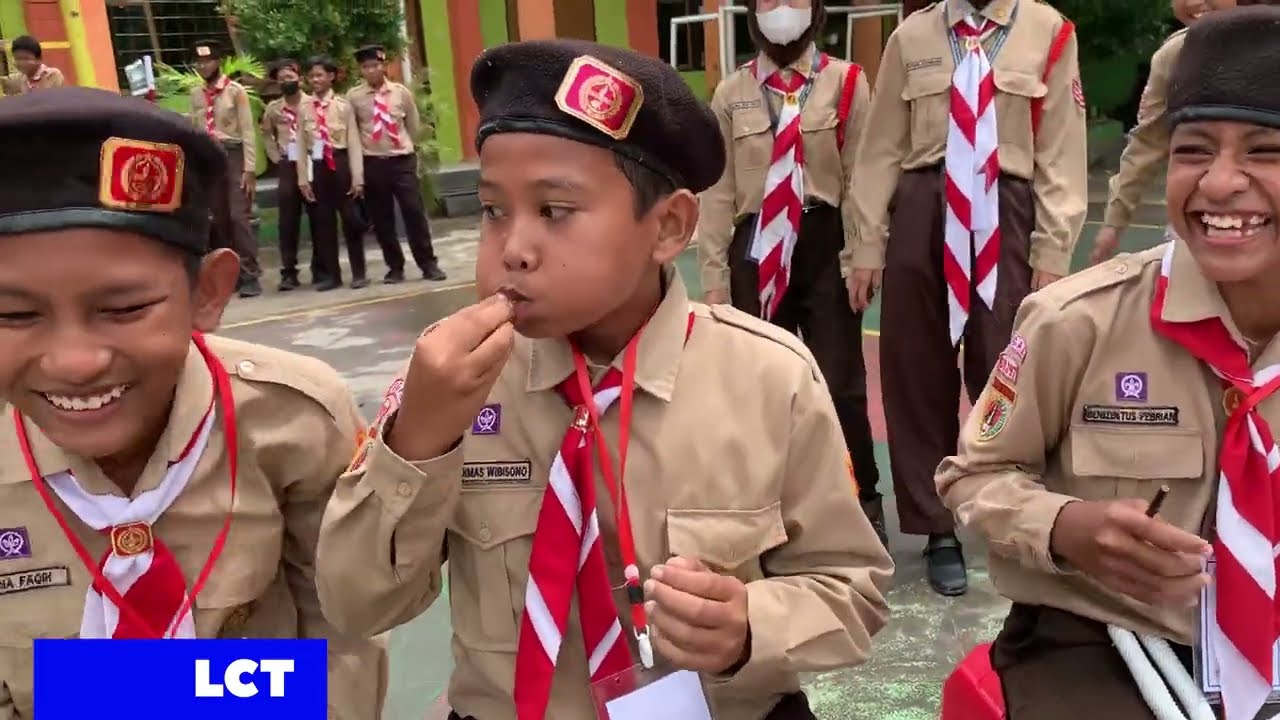 Serunya Perjusa & Pelantikan Penggalang Ramu SMPN 1 Slawi - Pramuka Gudep 08.097 - 08.098