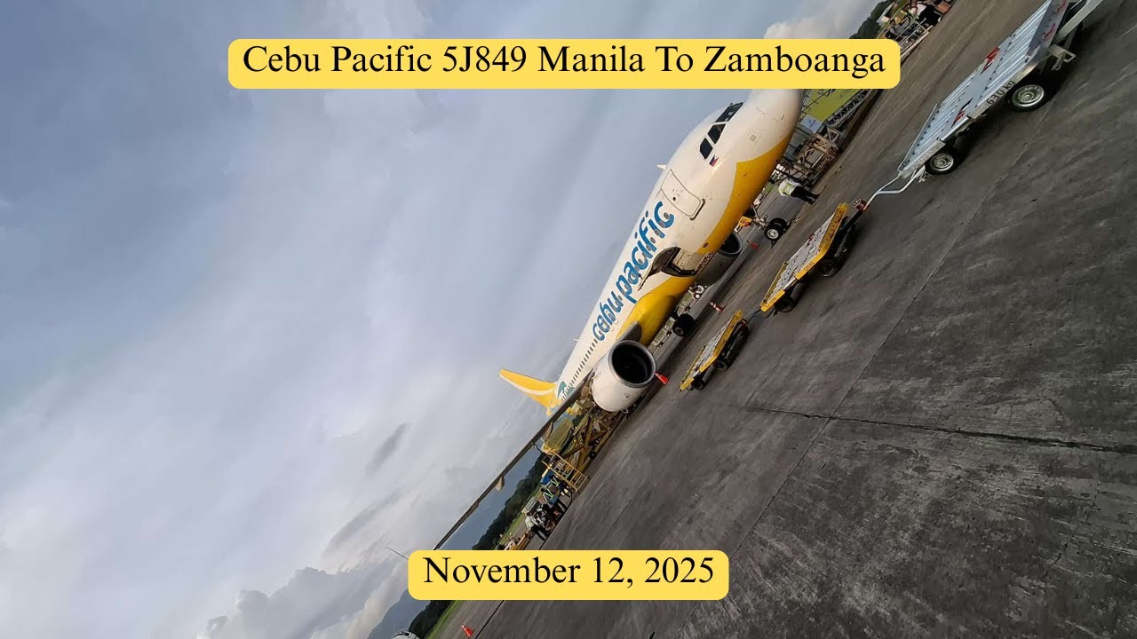 Cebu Pacific 5J849 A320NEO (RP-C3281) Manila to Zamboanga