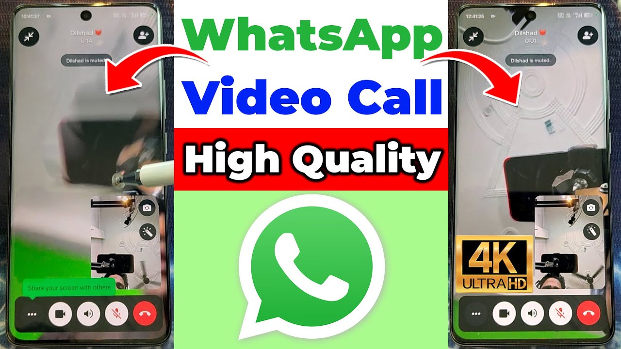 WhatsApp Video Call Low Quality | WhatsApp Par High Quality Mein Video Call Kaise Kare