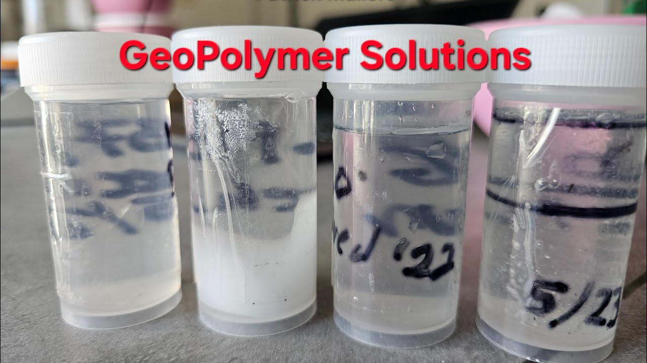 GEOPOLYMER Solutions and Waterglass | for Metakaolin, Fly Ash, Slag, Mortar and Concrete 🔥 