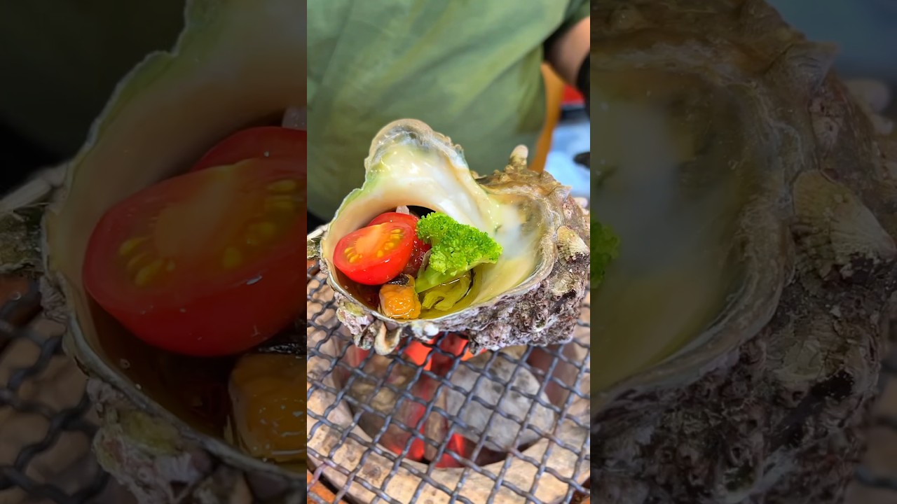 Ocean Flavor Explosion: Turban Shell Ajillo🐚#food #garlic