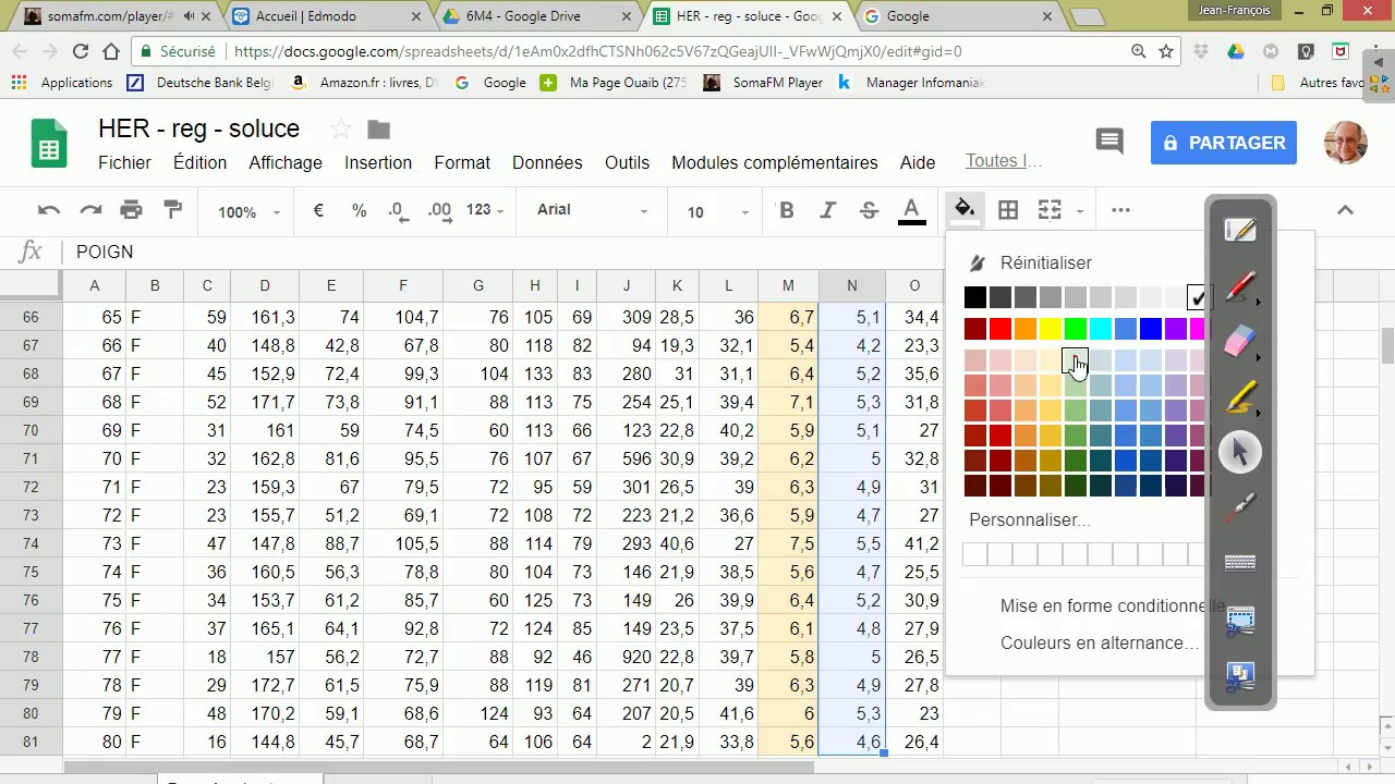 Graphique en nuage de points