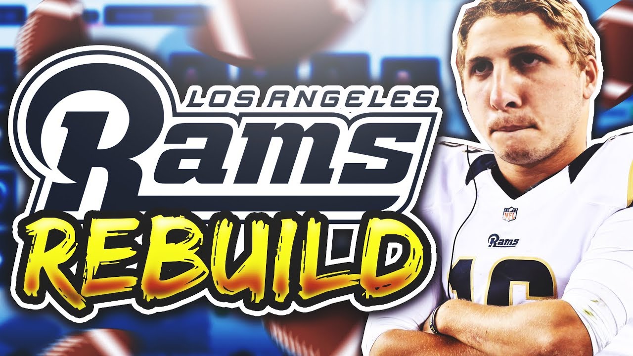 REBUILDING THE LA RAMS *WITHOUT JARED GOFF* Madden 19 Rebuild