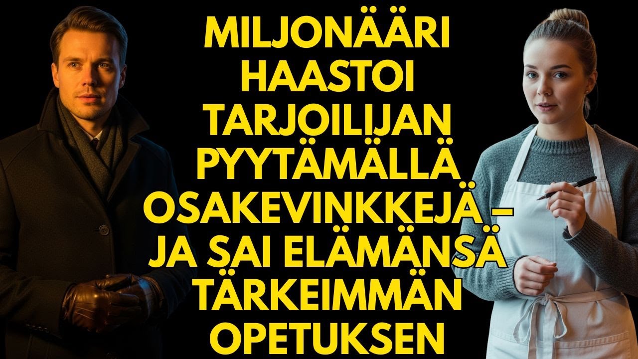 Miljonääri haastoi tarjoilijan pyytämällä osakevinkkejä – ja sai elämänsä tärkeimmän opetuksen