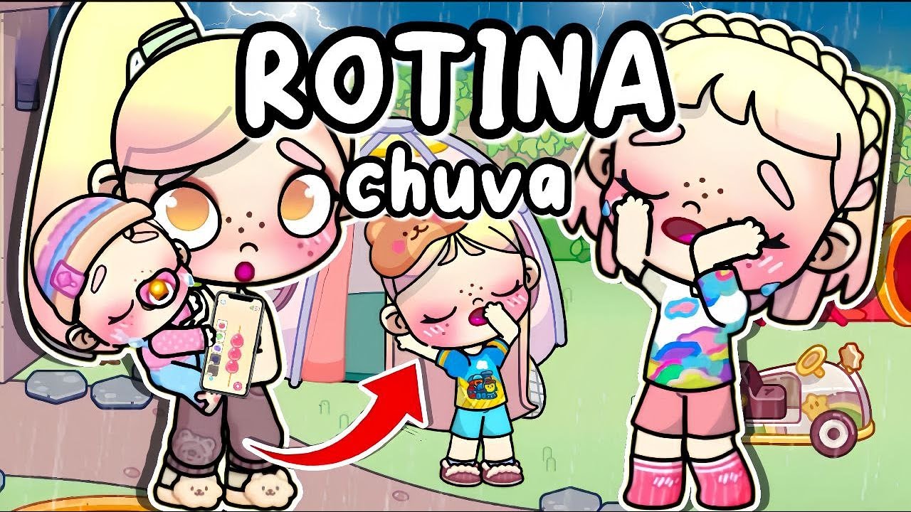 ROTINA DIA DE CHUVA ☔️ | AVATAR WORLD ROTINAS E HISTÓRIAS
