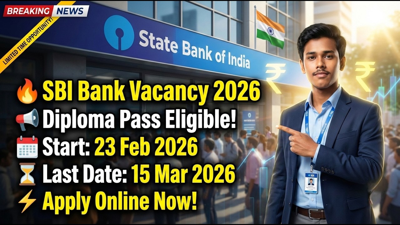 SBI New Vacancy 2026 | State Bank of India में निकली भर्ती | Bank Job Vacancy 2026 | Bank Jobs