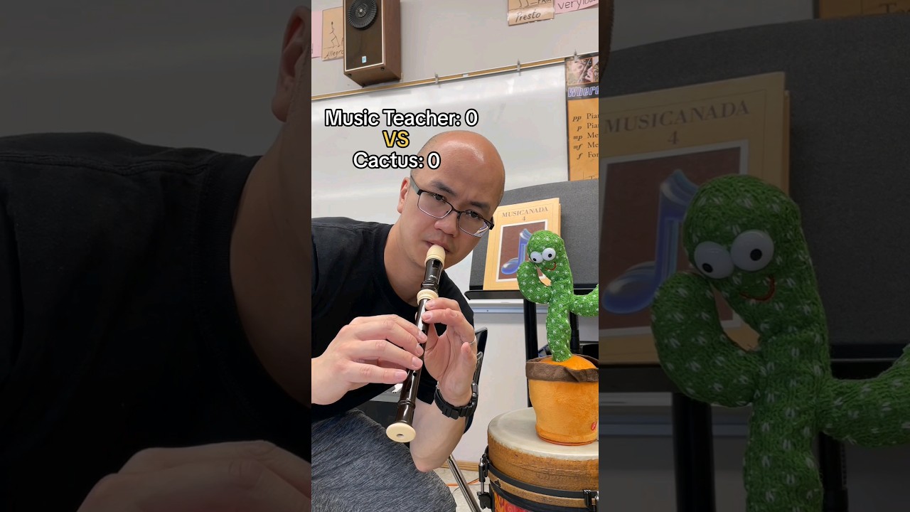 Music Teacher vs Cactus!