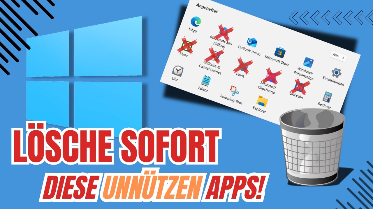 Windows 11 von Ballast befreien &ndash; Diese Programme solltest du l&ouml;schen! (Bloatware entfernen)