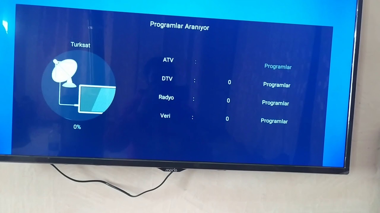 Morio TV ve Onvo TV Kanal Arama ve Tarama  Yapma -2024