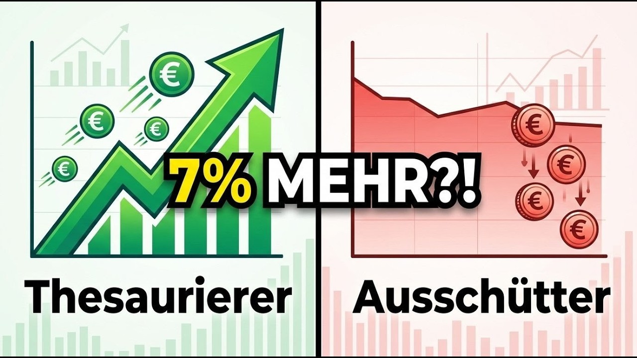 ETF Steuern 2026 7% mehr Rendite Thesaurierer oder Aussch&uuml;tter!