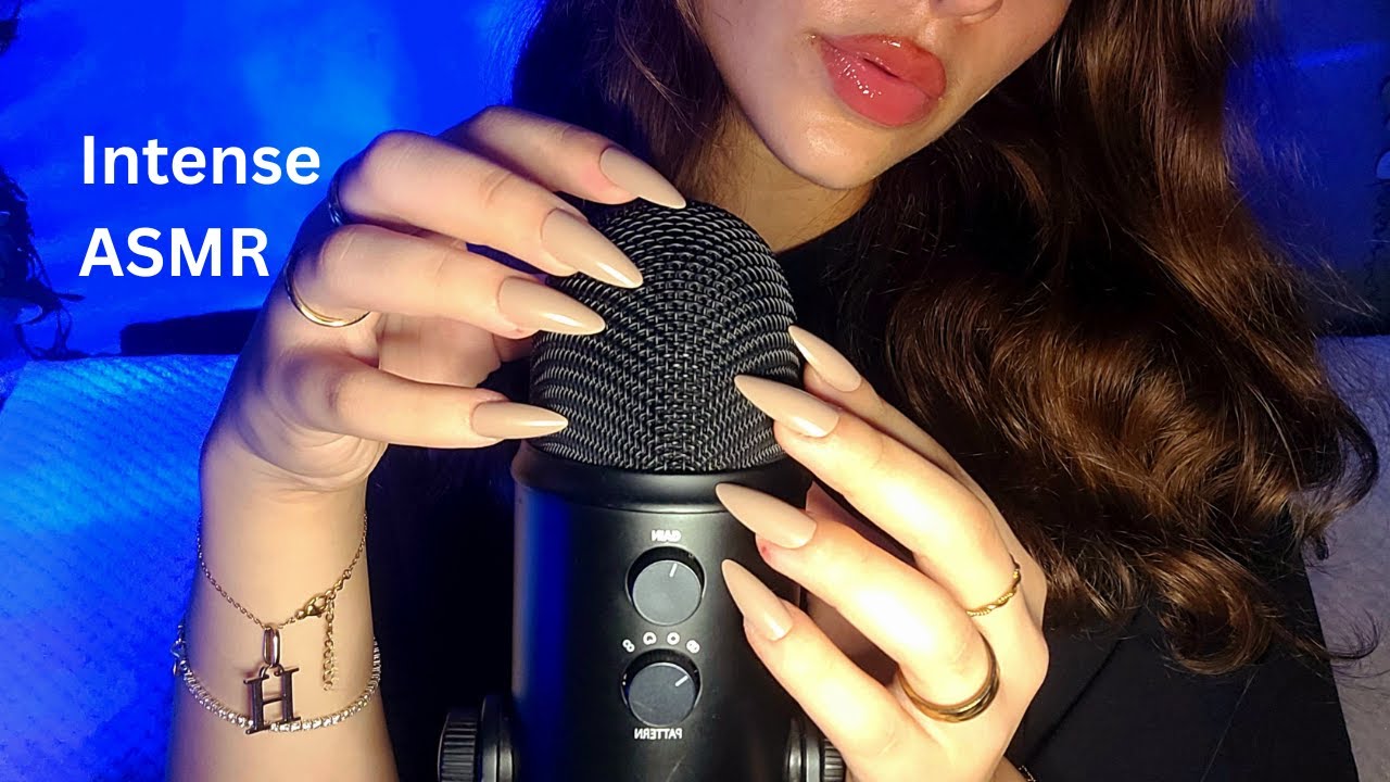 ASMR Intense Mic Scratching + Tingly Mouth Sounds✨🎧