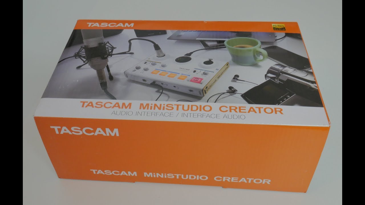Review: The best Youtube Studio Audio microphone setup Tascam MiniStudio Creator