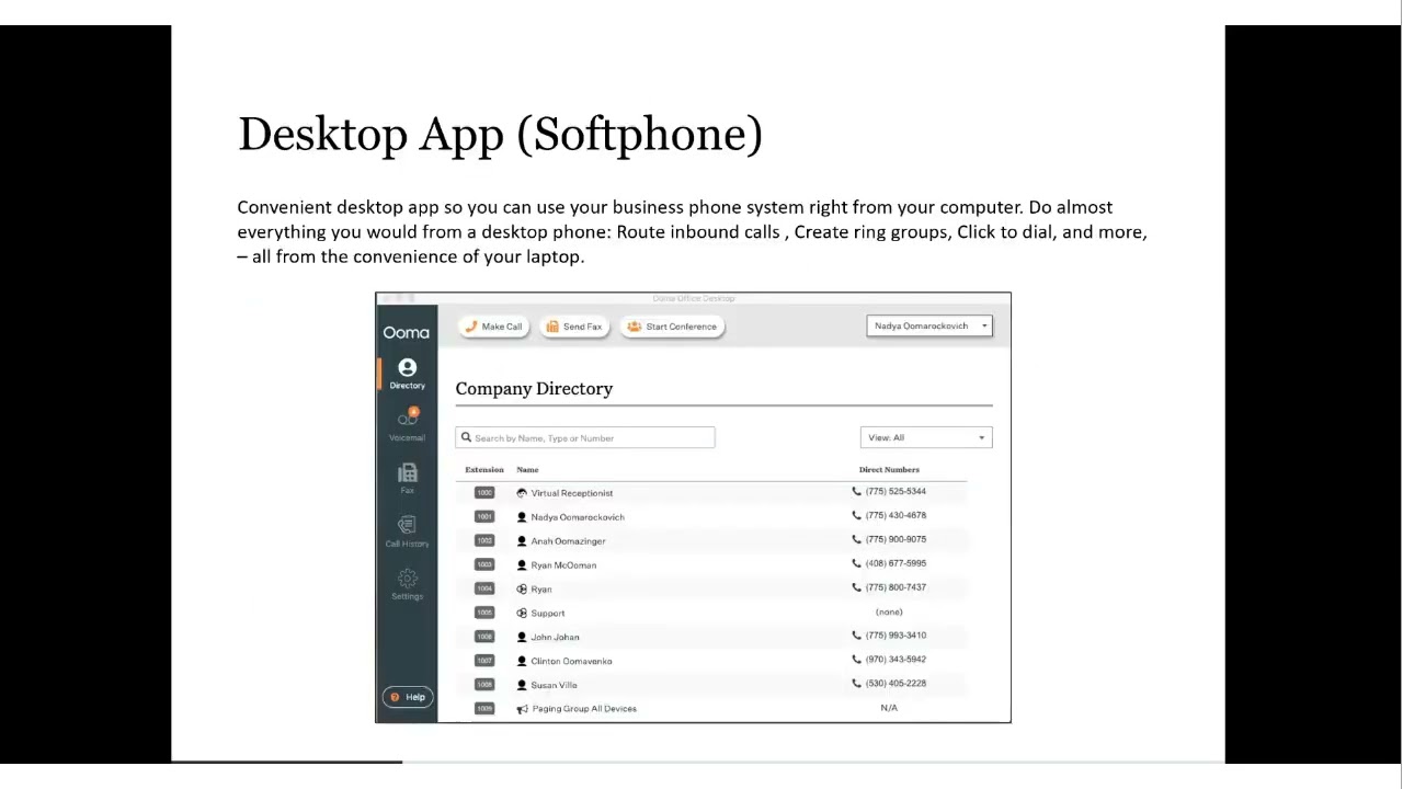 Overview of Ooma Office